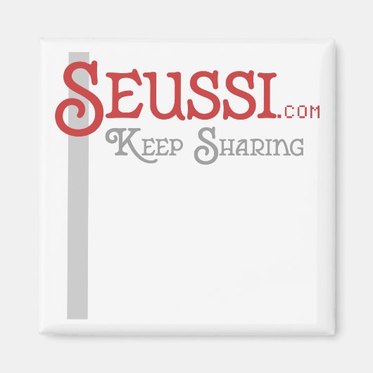 Seussi Sticker 2 Magneet (Voorkant)