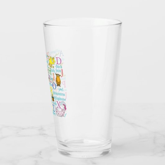 Seuss's ABC Pattern with Words Glas (Links)
