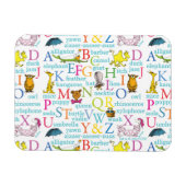 Seuss's ABC Pattern with Words Magneet (Horizontaal)