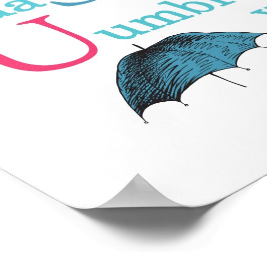 Seuss's ABC Pattern with Words Poster (Hoek)