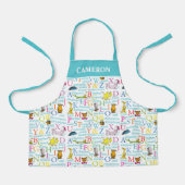 Seuss's ABC Pattern with Words Schort (Voorkant)