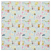 Seuss's ABC Pattern with Words Stof (Swatch)