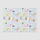 Seuss's ABC Pattern with Words Tissuepapier (Voorkant)