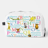 Seuss's ABC Pattern with Words Toilettasje (Voorkant)