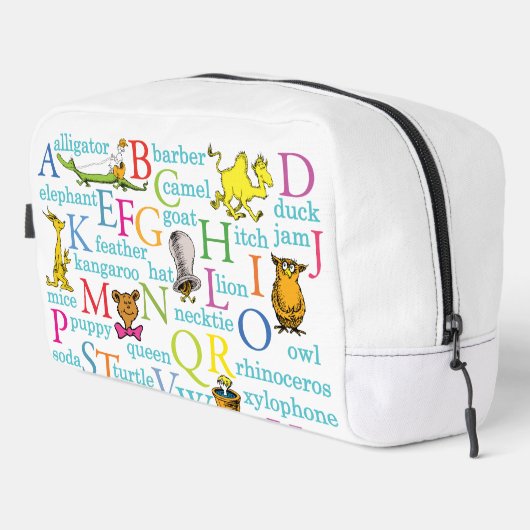 Seuss's ABC Pattern with Words Toilettasje (Rechterhoek)