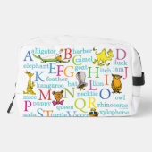 Seuss's ABC Pattern with Words Toilettasje (Achterkant)