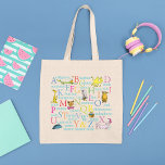 Seuss's ABC Pattern with Words Tote Bag<br><div class="desc">Seuss's ABC book features all the letters from the alphabet. Perfect for teaching your child the ABC's!</div>