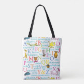 Seuss's ABC Pattern with Words Tote Bag (Achterkant)