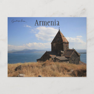 Sevanavank-klooster in Armenië Briefkaart