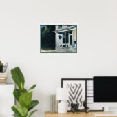 Seven A.M. van Edward Hopper Poster (Thuiskantoor)