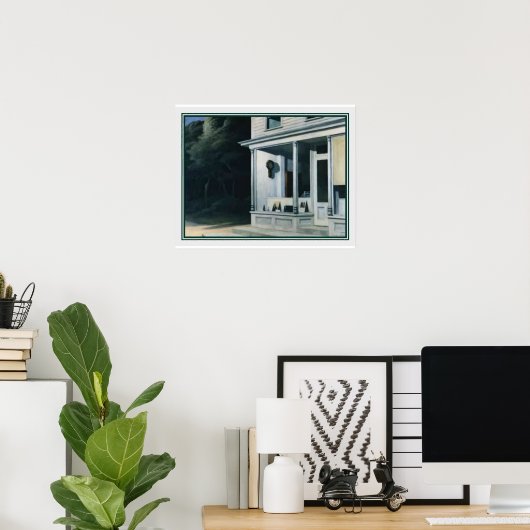 Seven A.M. van Edward Hopper Poster (Thuiskantoor)