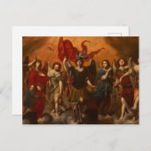 Seven Archangels by Massimo Stanzione Briefkaart (Voorkant / Achterkant)