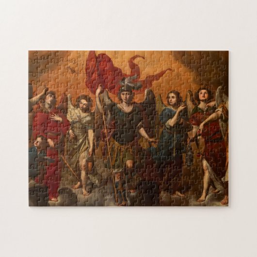Seven Archangels by Massimo Stanzione Legpuzzel (Horizontaal)