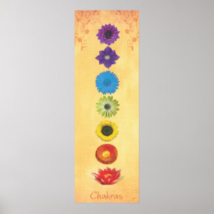 Seven Chakras Banner Poster