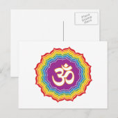 Seven Chakras Colors Briefkaart (Voorkant / Achterkant)