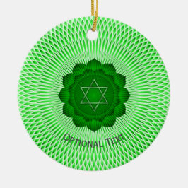 Seven Chakras Heart Chakra Yoga Design Keramisch Ornament
