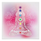 Seven Chakras Pink Lady Perfect Poster (Voorkant)