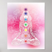 Seven Chakras Pink Lady Poster (Voorkant)