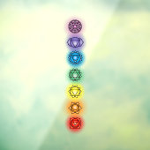Seven Chakras Raamsticker (Vel 3)