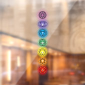 Seven Chakras Raamsticker (Vel 2)