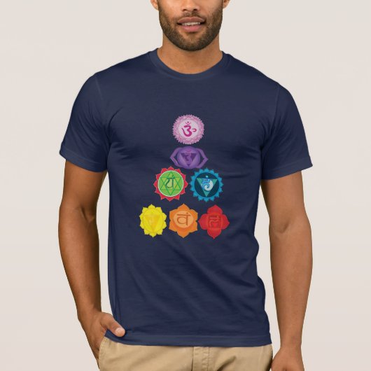 Seven Chakras T-Shirt (Voorkant)