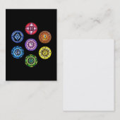 Seven Chakras Visitekaartje (Voorkant / Achterkant)