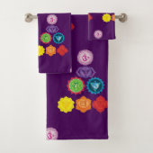 Seven Chakras Yoga Art Bad Handdoek (Insitu)