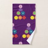 Seven Chakras Yoga Art Bad Handdoek (Handdoek)