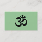 Seven Chakras Yoga Design Visitekaartjes (Achterkant)