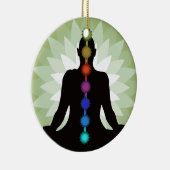 Seven Chakras Yoga Pose Ornament (Rechts)
