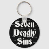 Seven Deadly Sins Logo Sleutelhanger (Voorkant)