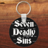 Seven Deadly Sins Logo Sleutelhanger (Voorkant)