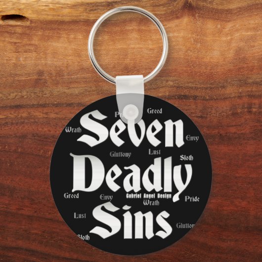 Seven Deadly Sins Logo Sleutelhanger (Voorkant)