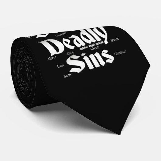 Seven Deadly Sins Logo Stropdas (Opgerold)