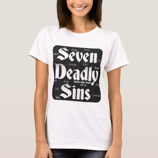 Seven Deadly Sins Logo T-shirt (Voorkant)