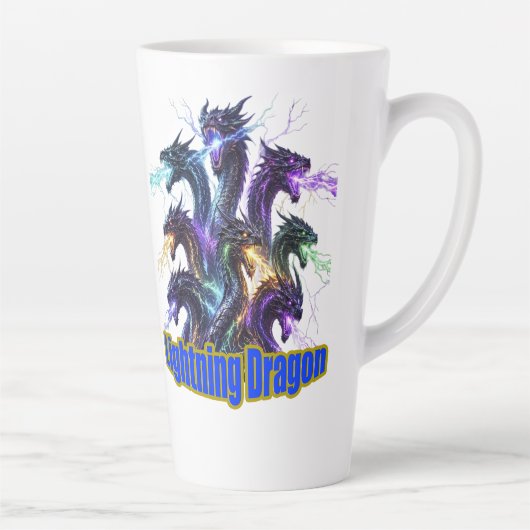 Seven-Headed Lightning Dragon Latte Mok (Rechts)