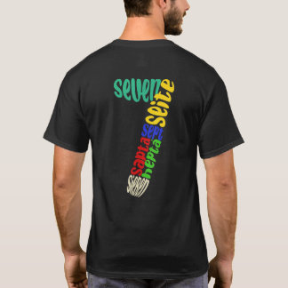 Seven in Different Languages 7th Birthday T-shirt