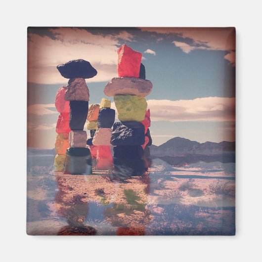 Seven Magic Mountains Magnet (Voorkant)