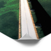 Seven Mile Bridge en Pigeon Key, Florida Keys Poster (Hoek)