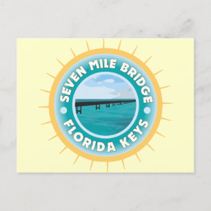 Seven Mile Bridge Florida Keys Briefkaart