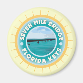 Seven Mile Bridge in Florida Keys Magneet