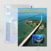 Seven Mile Bridge & Pigeon Key, Florida Keys Briefkaart (Voorkant / Achterkant)