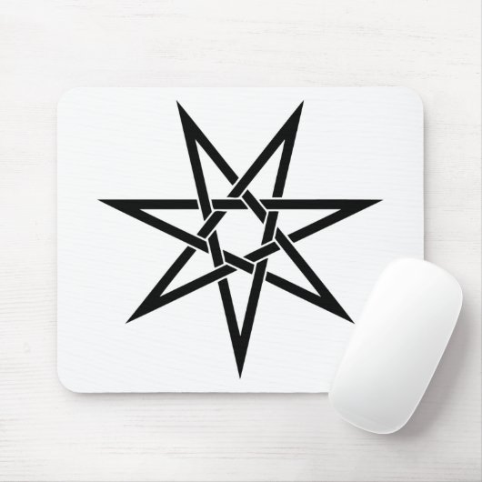 Seven Pointed Star Muismat (Met muis)