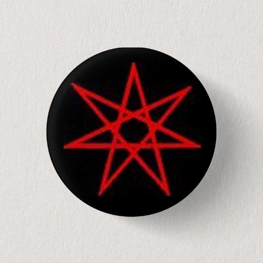 Seven Pointed Star - Overige kin Ronde Button 3,2 Cm (Voorkant)