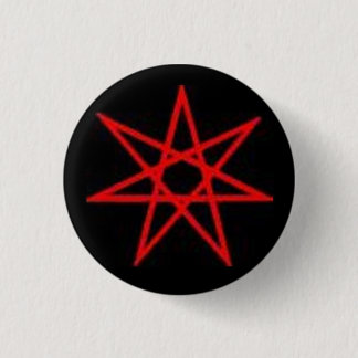 Seven Pointed Star - Overige kin Ronde Button 3,2 Cm