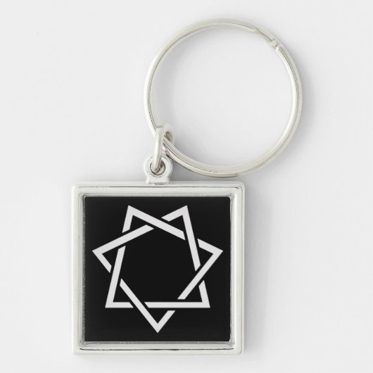 Seven Pointed Star Sleutelhanger (Voorkant)