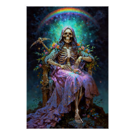 Seven Potencies Santa Muerte Perfect Poster