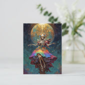 Seven Powers Santa Muerte Briefkaart (Staand voorkant)