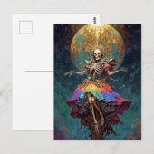 Seven Powers Santa Muerte Briefkaart (Voorkant / Achterkant)