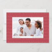 Seven Principles Horizontal Photo Kwanzaa Feestdagenkaart (Voorkant)